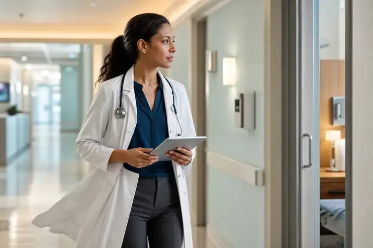 Doctor Reviewing Patient Data on Tablet-1 (1)