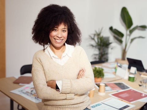 Confident Professional Woman at the Office.