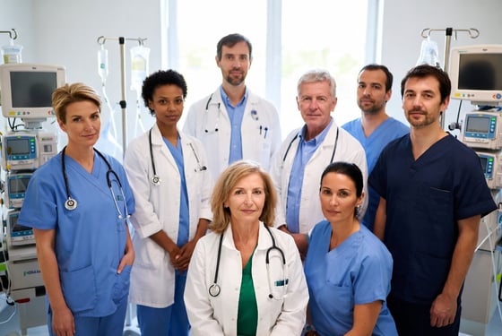 NP and PA clinicians group photo