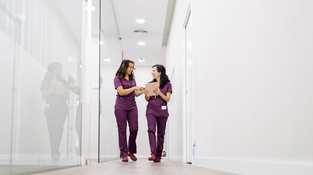 Medical staff at work