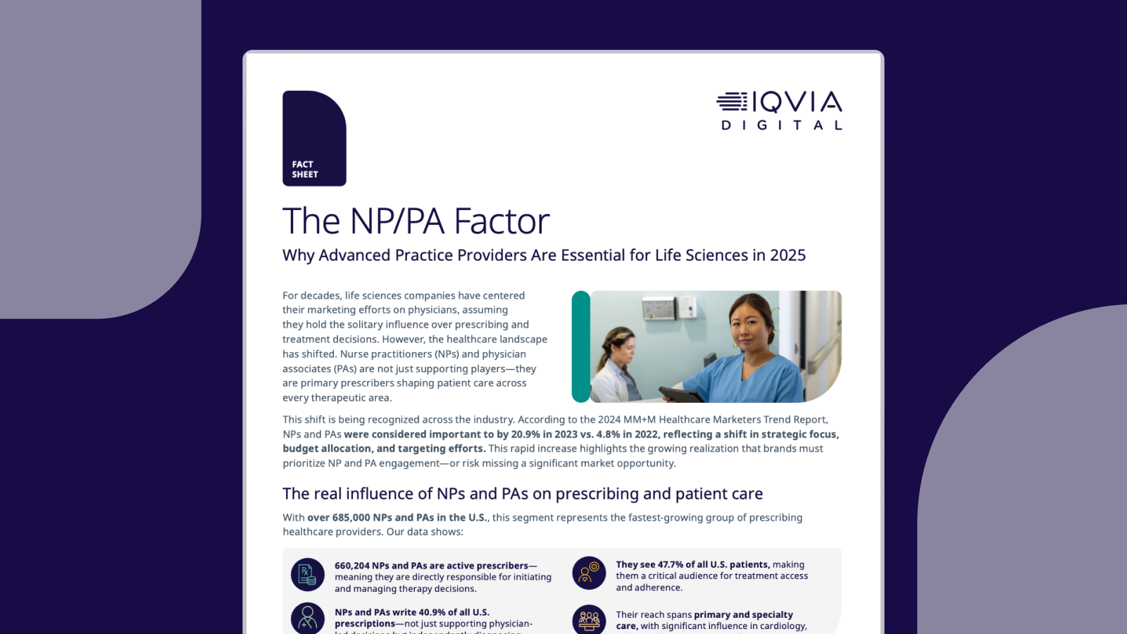 The NP-PA Factor Fact Sheet